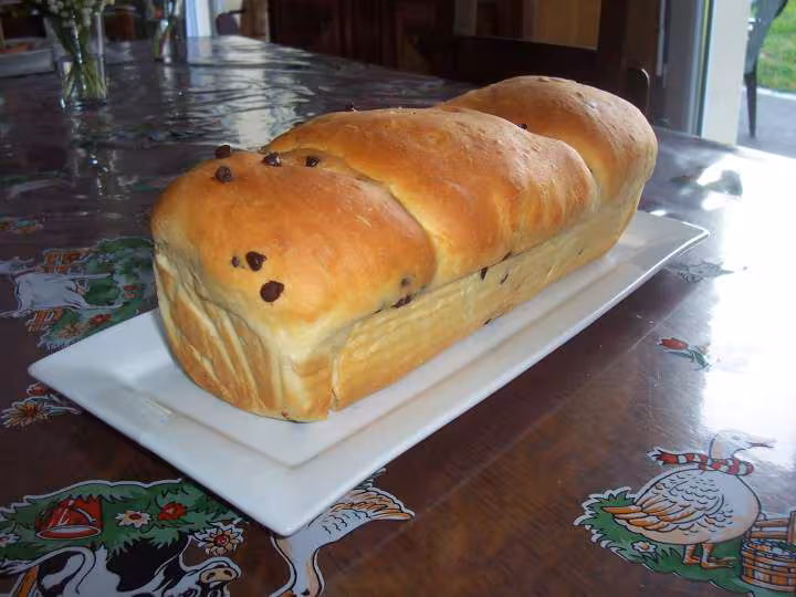 Brioche ultra gonflee aux pepites