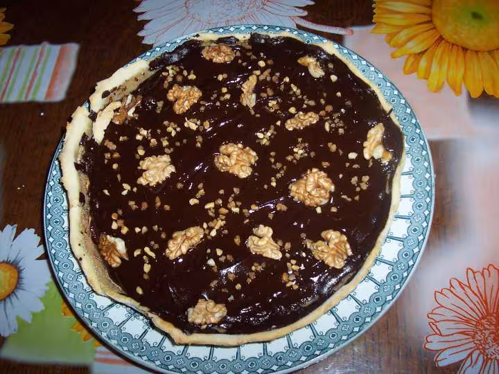 Tarte noix chocolat
