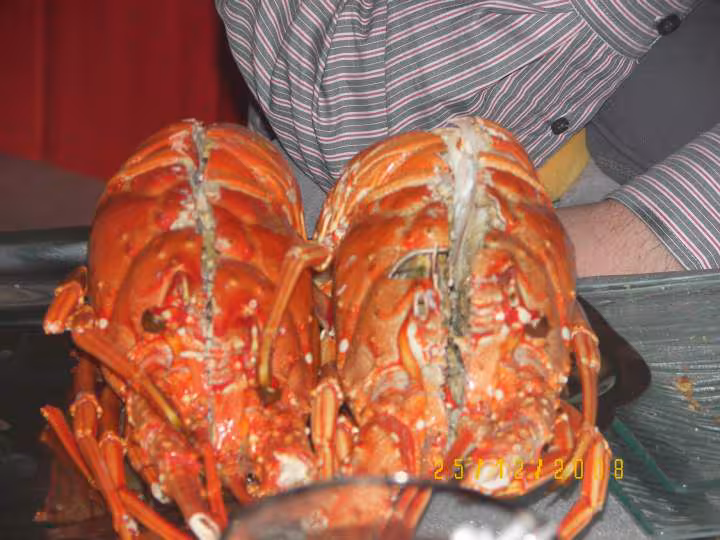 Langoustes a noel