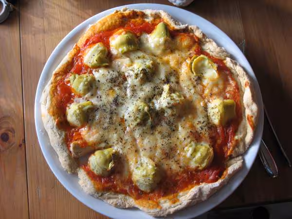 Pizza artichaux