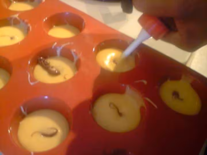 Madeleines et muffins nutela