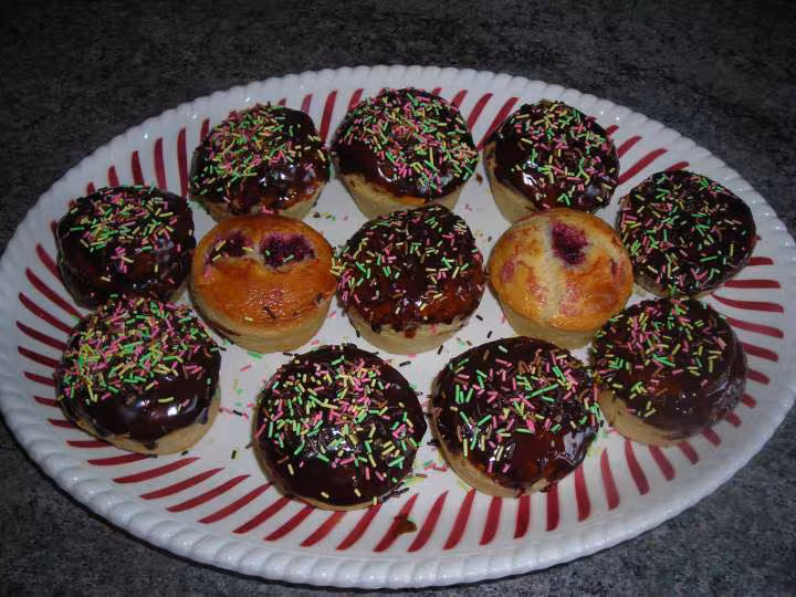 Muffins choco framboise