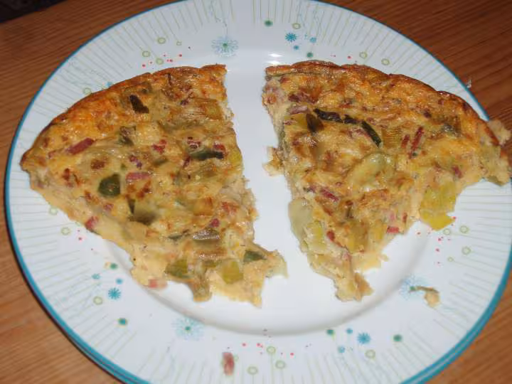 Quiche aux poireaux ww