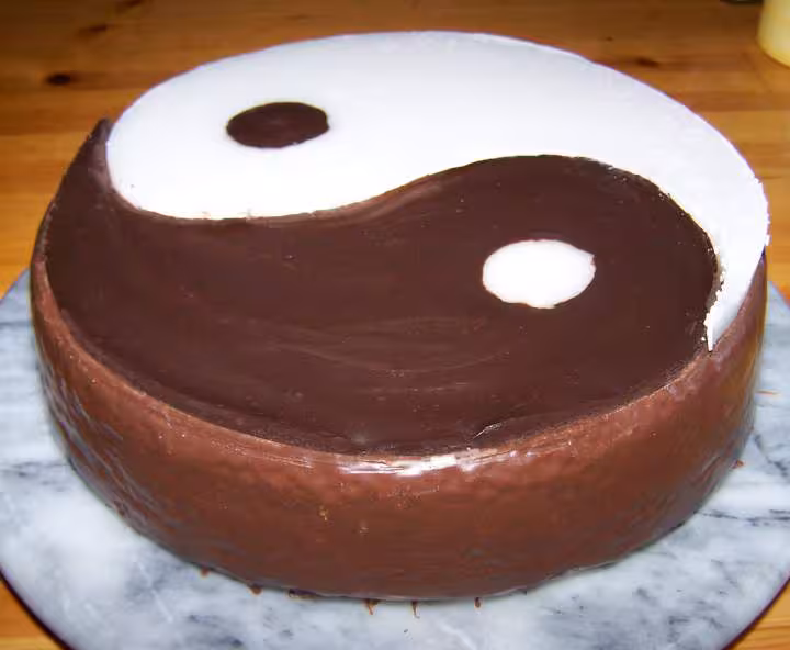 Gateau ying et yang