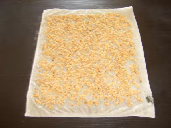 Rouleaux feuillete noix amandes etape 1