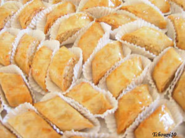 Rouleaux feuilletes noix amandes zoom