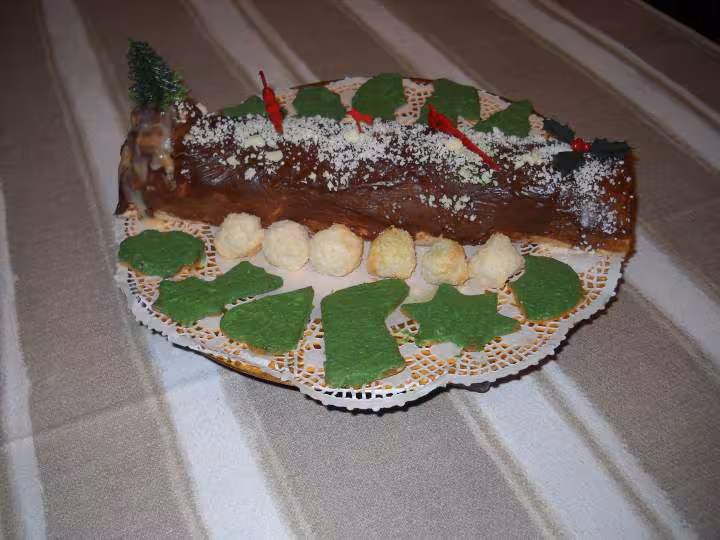 Bis buche mousse de poire pralin