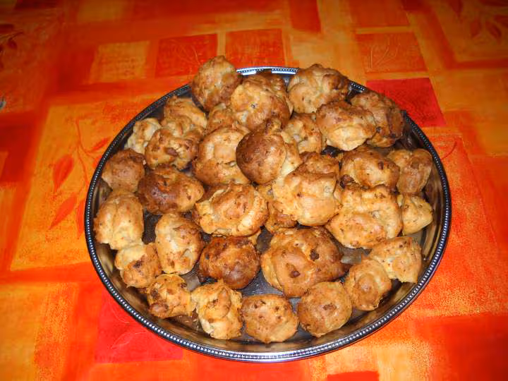 Chouquettes merguez pour appero