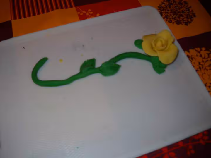 Deco fleur pate d amande