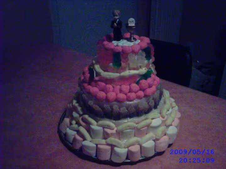 Piece montee de bonbons