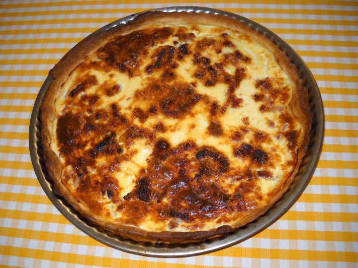 Quiche aux lardons fumees