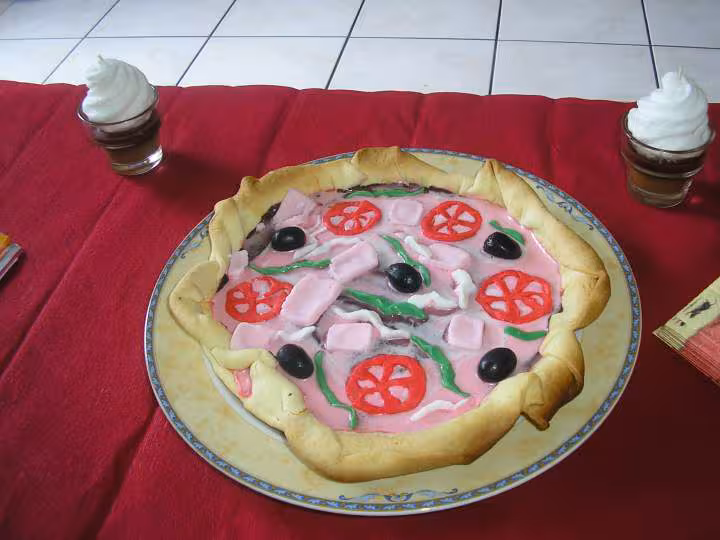 Tarte au chocolat facon pizza