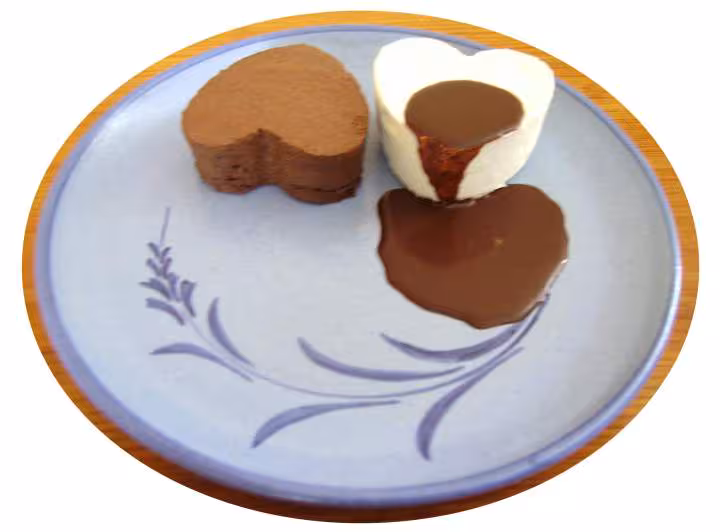 Delicieux coeurs de mousses parfumees