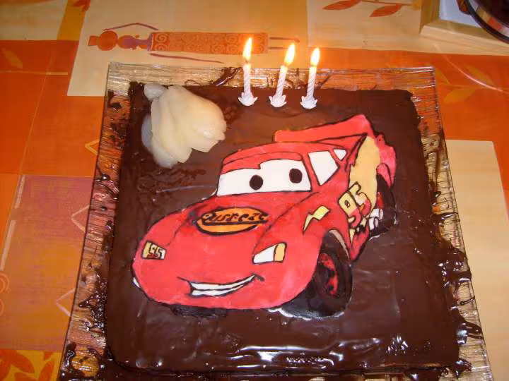 Le gateau cars enfin termine