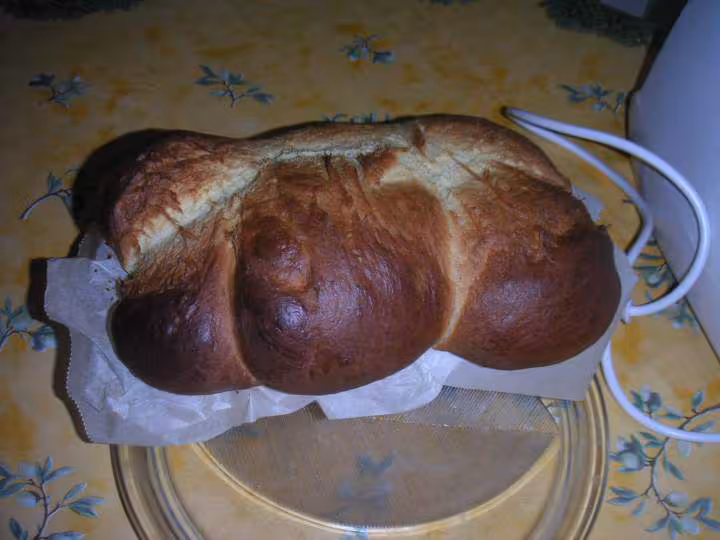 Brioche au levain apres cuisson