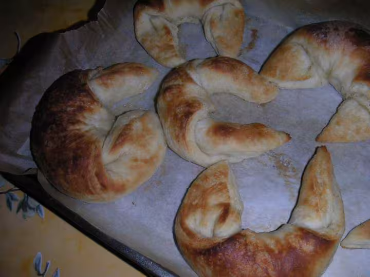 Croissants au levain