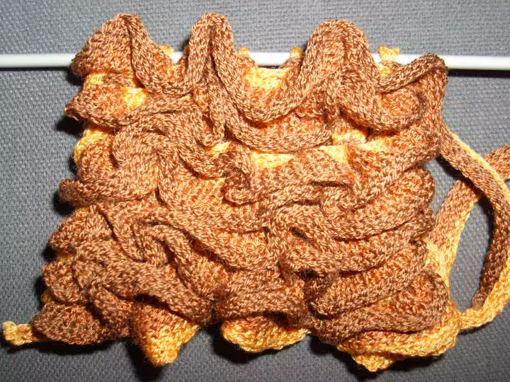 Echarpe froufrou verso