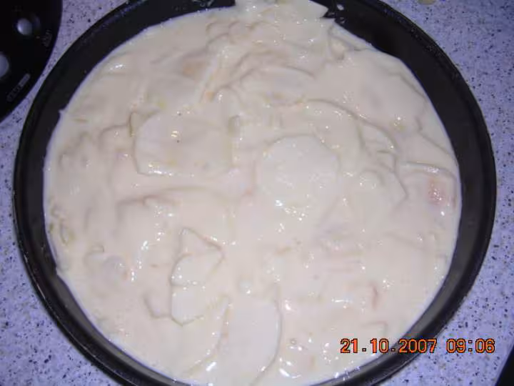 Gateau avant cuisson