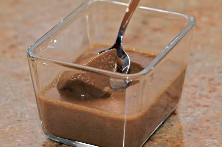 Flan au chocolat