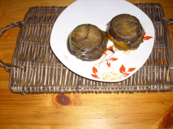 Aubergine poivron