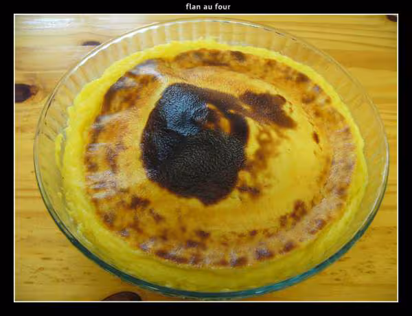 Flan au four