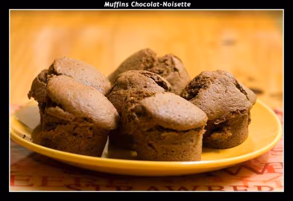 Muffins chocolat noisettes