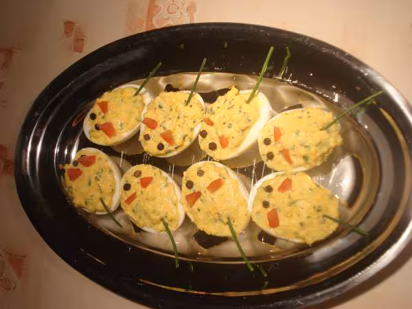 Oeufs mimosas
