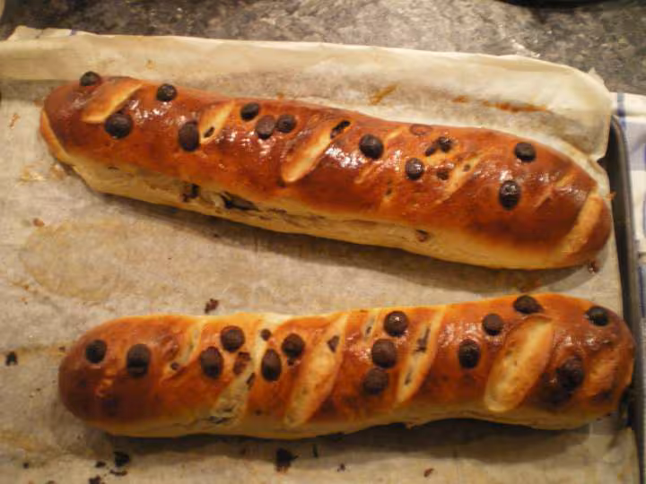 Baguettes viennoises aux pepites facon avital