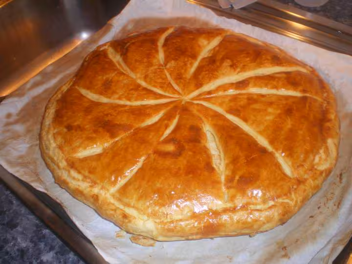 Galette des rois cuite