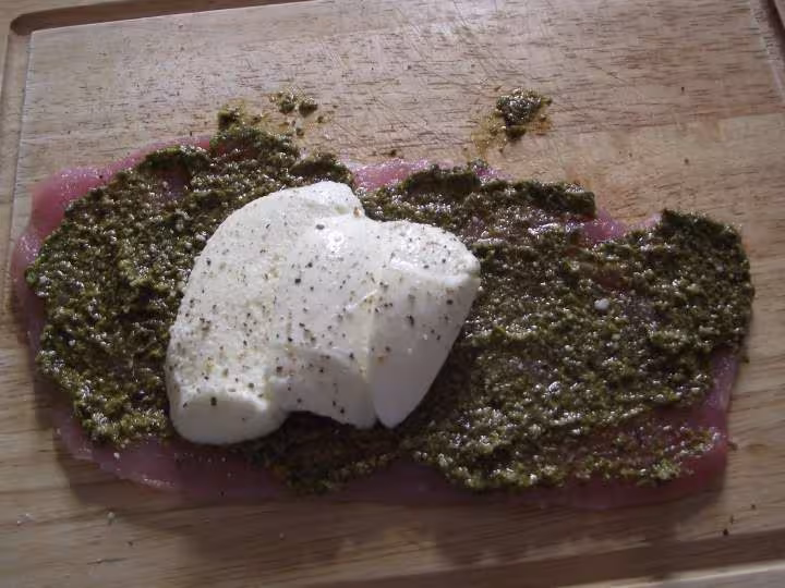 Blanc de dinde mozarella pesto
