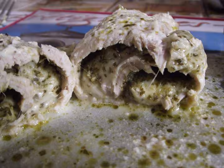 Blanc de dinde mozarella pesto