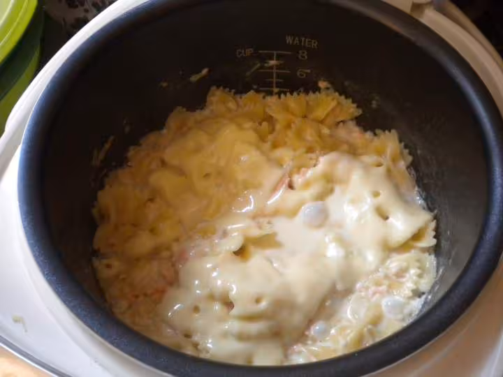 Farfalles au saumon