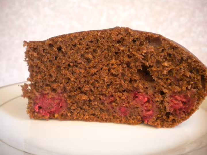 Gateau choco framboise