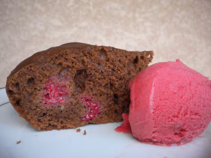Gateau choco framboise