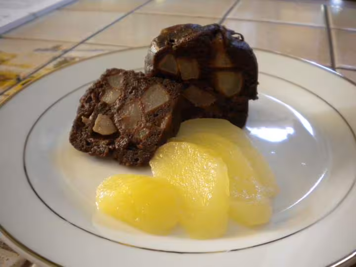 Gateau poire chocolat