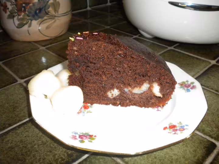 Gateau rapide chocolat et lychees