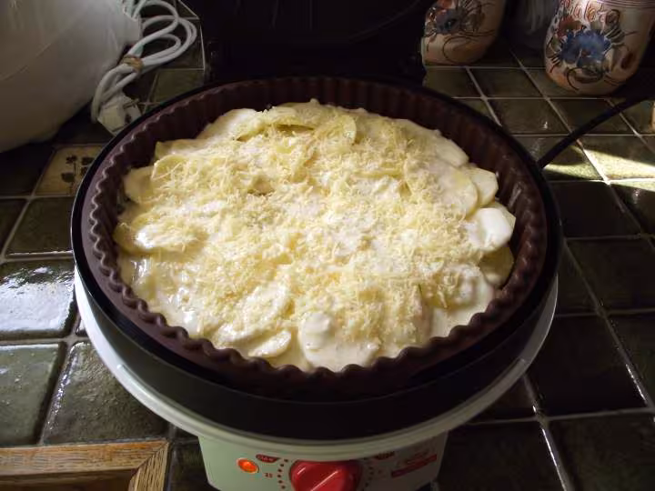 Gratin dauphinois tarte express