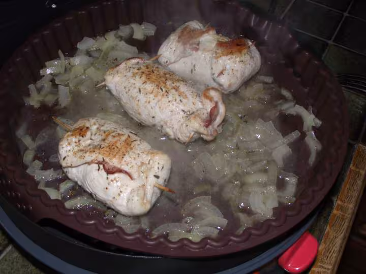 Paupiette dinde bacon roquefort