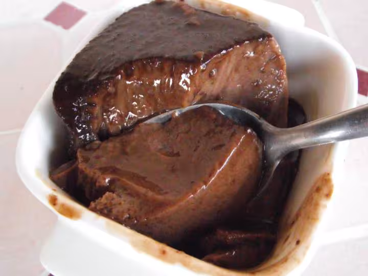 Petits flans chocolat