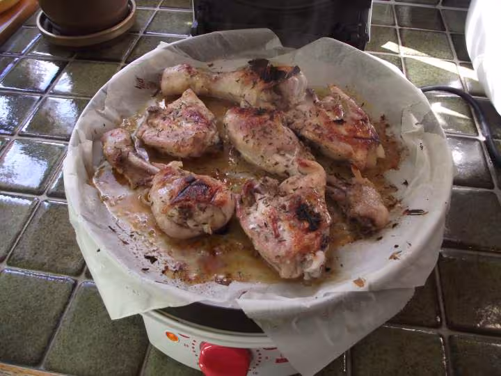 Poulet au tarte express