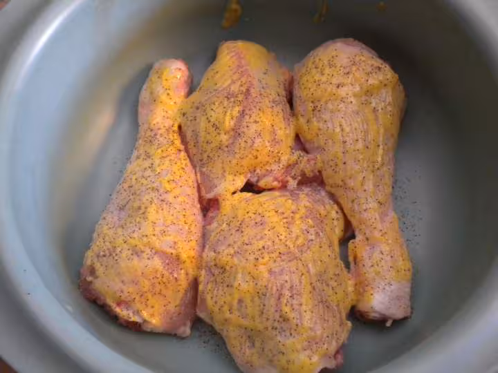 Poulet moutarde emmental