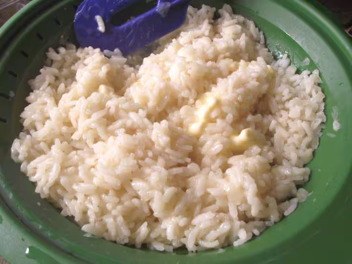 Riz apres cuisson