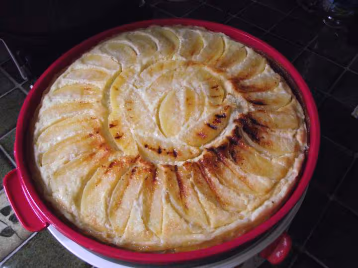 Tarte normande aux pommes