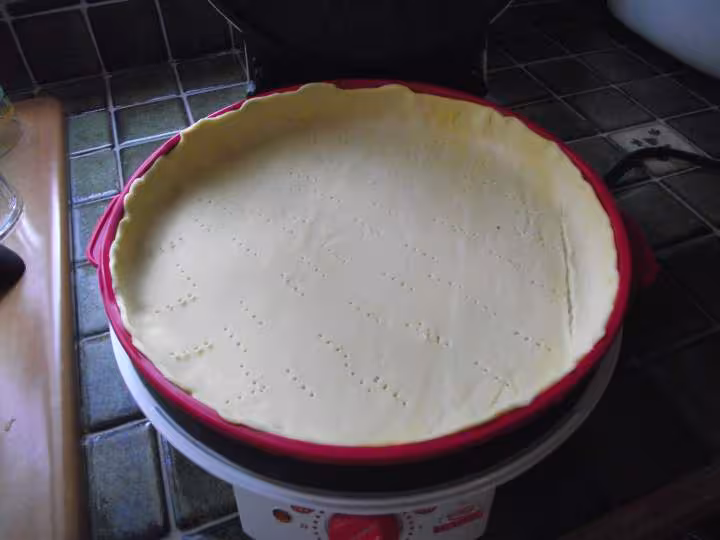 Tarte poireaux saumon