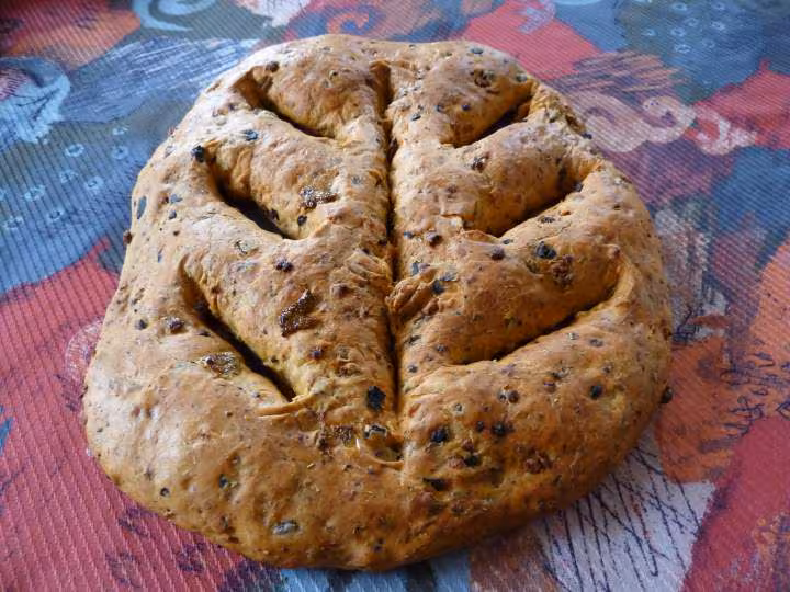 Fougasse au chorizo