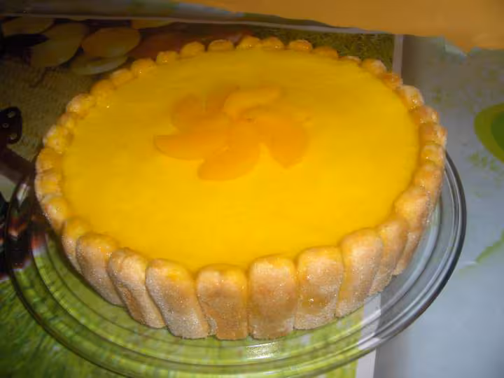 Bavarois aux peches
