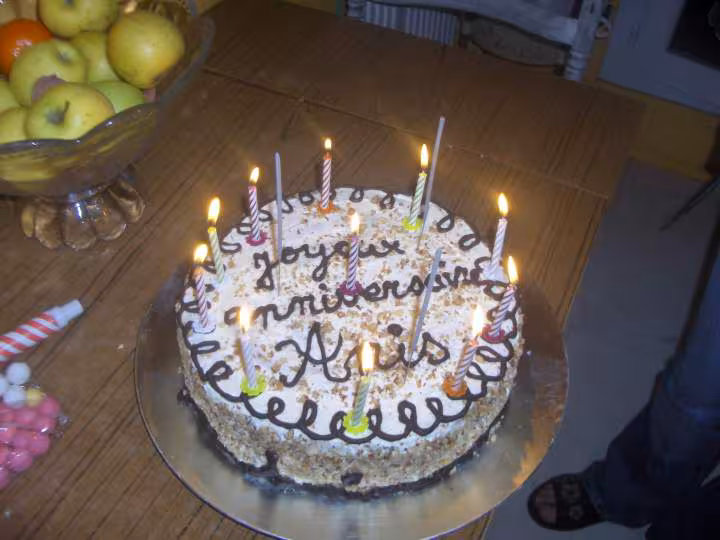Gateau anniversaire de mon fils anis