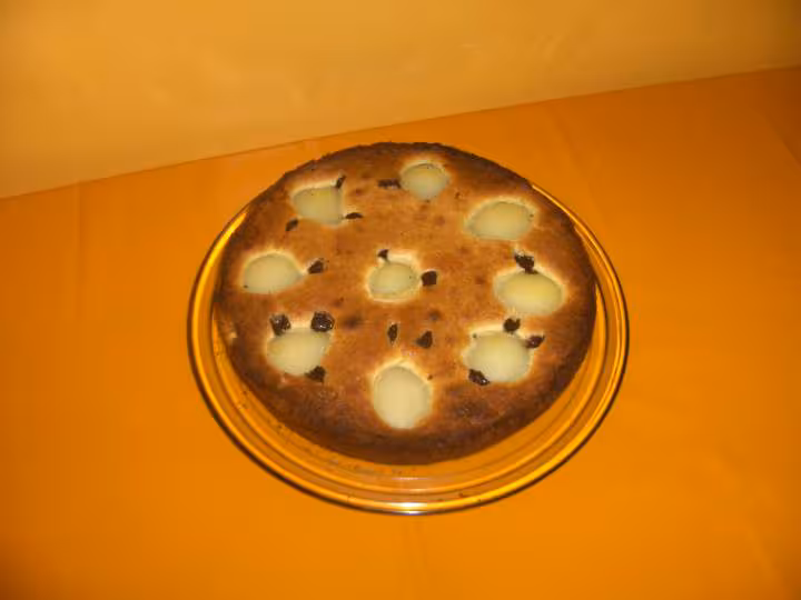 Gateau poires amandes