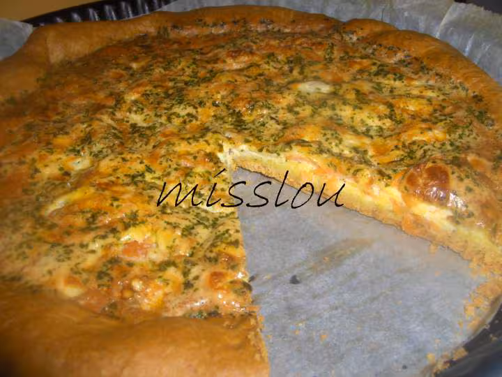Quiche au saumon