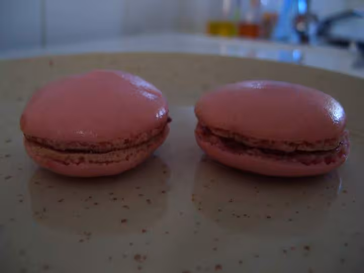 Macarons fraise